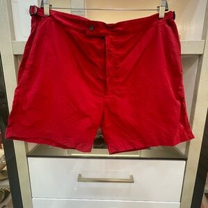 Polo by Ralph Lauren Red Men's Flat Front Shorts size 40